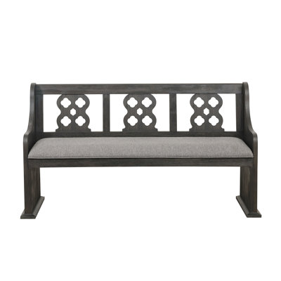 Eddana Polyester Upholstered Bench