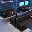 Banc rembourré en similicuir Nafsika-309740310
