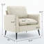Fauteuil d'appoint en similicuir, fauteuil Clue-2132189906