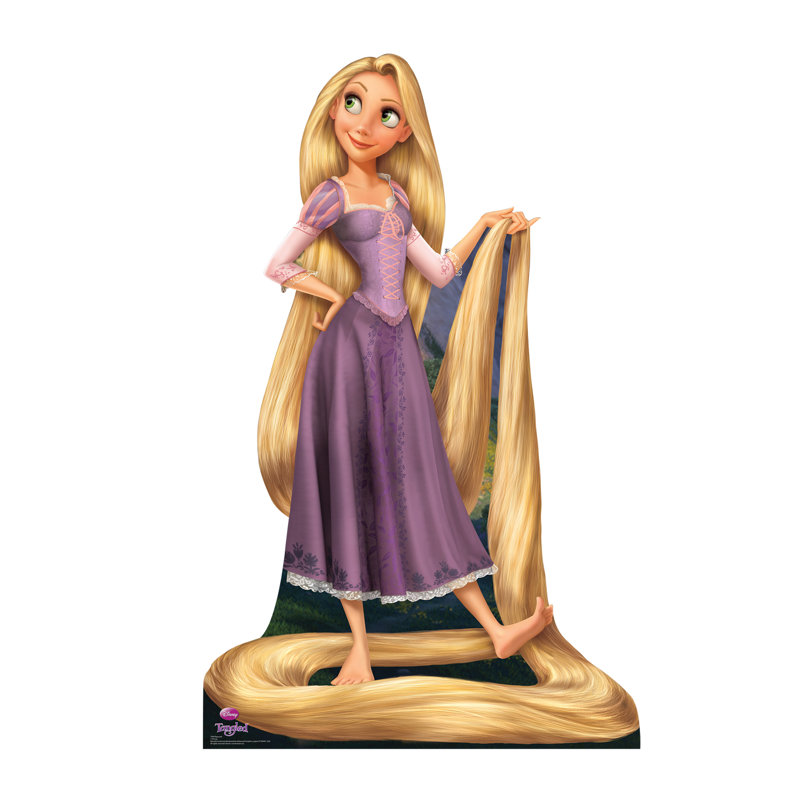 Life-Size Rapunzel Cardboard Cutout from Disney's Tangled