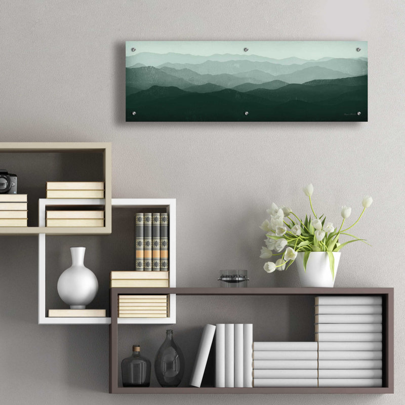 " Green Mountains " by Ryan Fowler, 12" H x 36" W