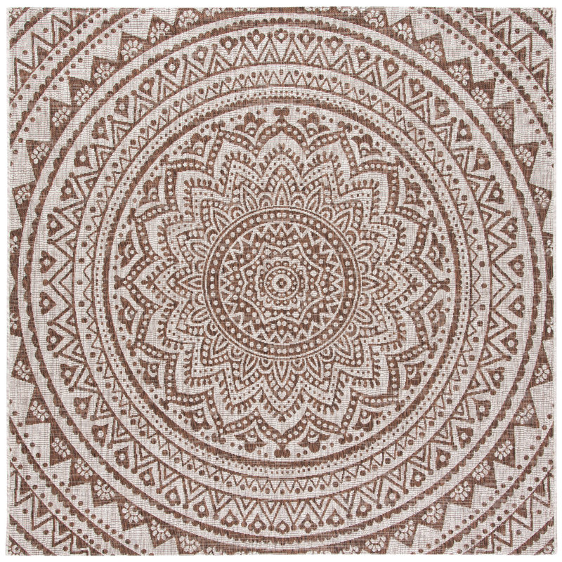 Tapis d'intérieur / extérieur Amedee Performance, Carré 9 pi