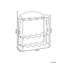 8 Bottle Open Shelving Wine Bottle Rack Black