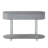 Yukino Gray High Gloss & Chrome Finish Sofa Table