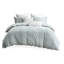 Housse de couette en coton double / grand, motif au sol et brodé avec couette double / grand réversible, fermeture à boutons avec couvre-oreillers assortis