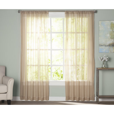 Kober Sheer Curtain Panel Pair