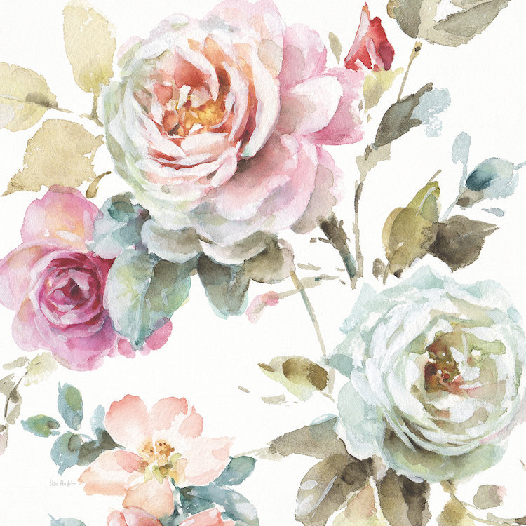 «Beautiful Romance V», impression sur toile tendue, H 12 po x l 12 po x P 0,75 po, Toile tendue