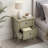 Farmhouse 2 Drawer Nightstand With Hidden Drawer-687096196