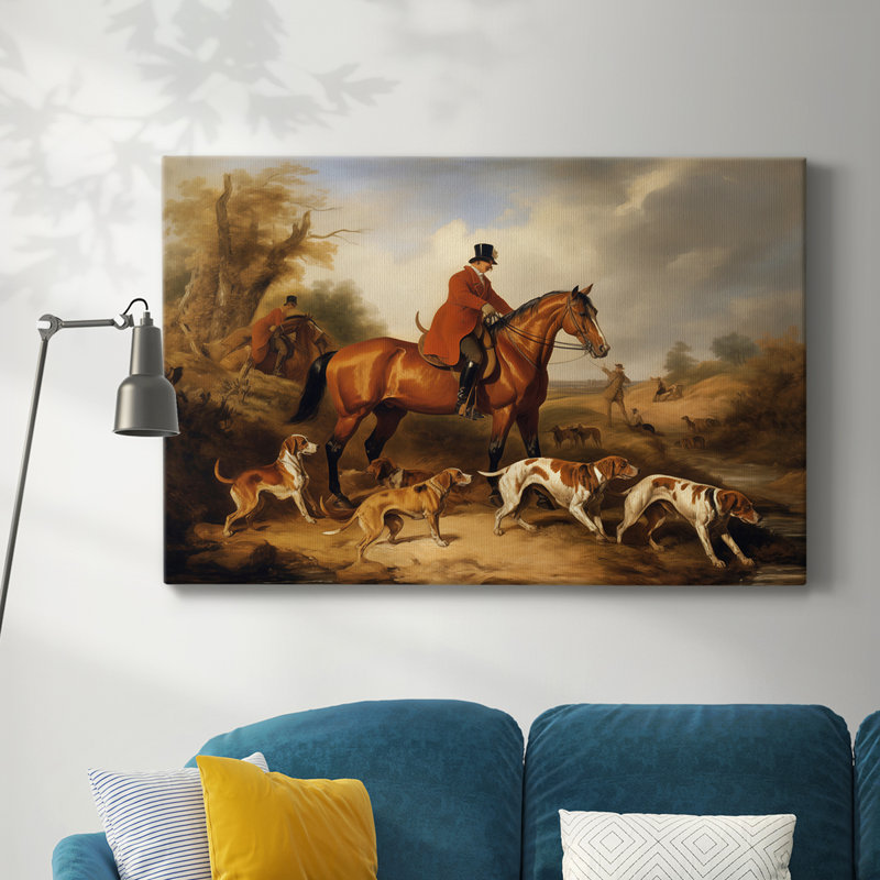 Animaux, paysage, série CDXV, H 12 po x l 18 po