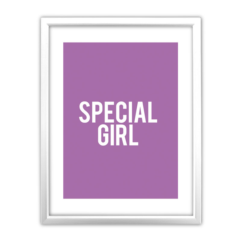 Single Picture Frame Print, White