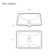 Plaisir 18.5 Rectangular Under-Mount Bathroom Sink