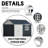 10x 8 FT Outdoor Steel Storage Shed With Lockable Doors And Window, Perfect For Garden, Backyard, And Patio Storage-113430947