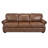 Speroni 100" Genuine Leather Rolled Arm Sofa-20119932