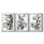 Contour de varech I - reproduction sur mesure encadrée de qualité supérieure - 3 pièces-1062819844-1062819846