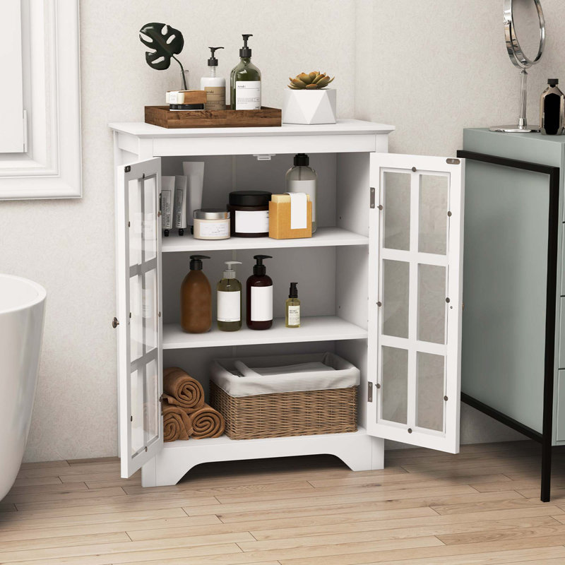 Neithen Bathroom Cabinet, White