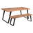 Calandre Solid Wood Bench-681746306-681746317