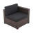Gerdt 59.2'' Wide Wicker Loveseat with Cushions-572640419