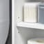 Armoire de salle de bain au-dessus de la toilette, armoire de rangement autoportante avec tablettes réglables, support de toilette, économiseur d'espace