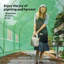 3.5 x 2m Walk-In Polytunnel Greenhouse Steel Frame PE Cover Green