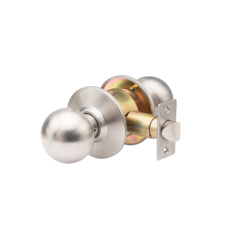 Bouton de porte de couloir / garde-robe cylindrique standard de qualité commerciale SVB Series, Acier Inoxydable