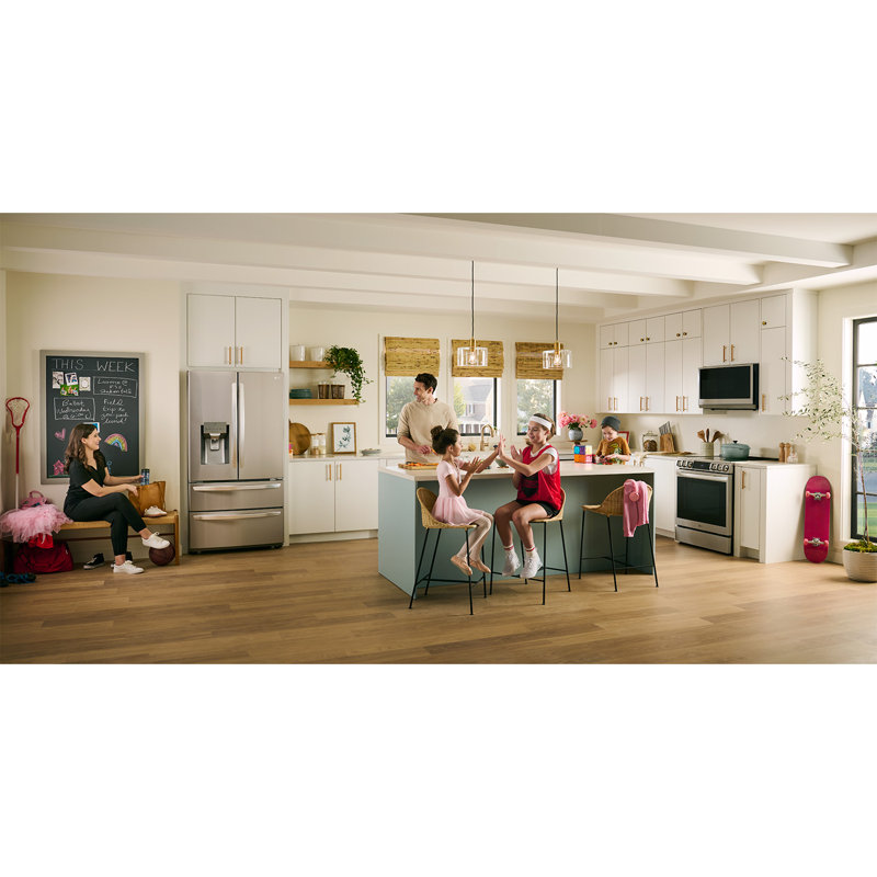 LG 2.1 cu. ft. Smart Over-the-Range Microwave with ExtendaVent 2.0 & EasyClean, Stainless Steel