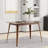 Dining Table Solid Wood Walnut Legs