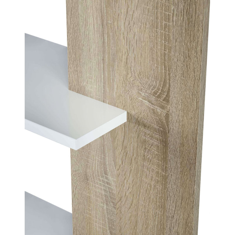 Beuford 180cm H x 90cm W Ladder Bookcase