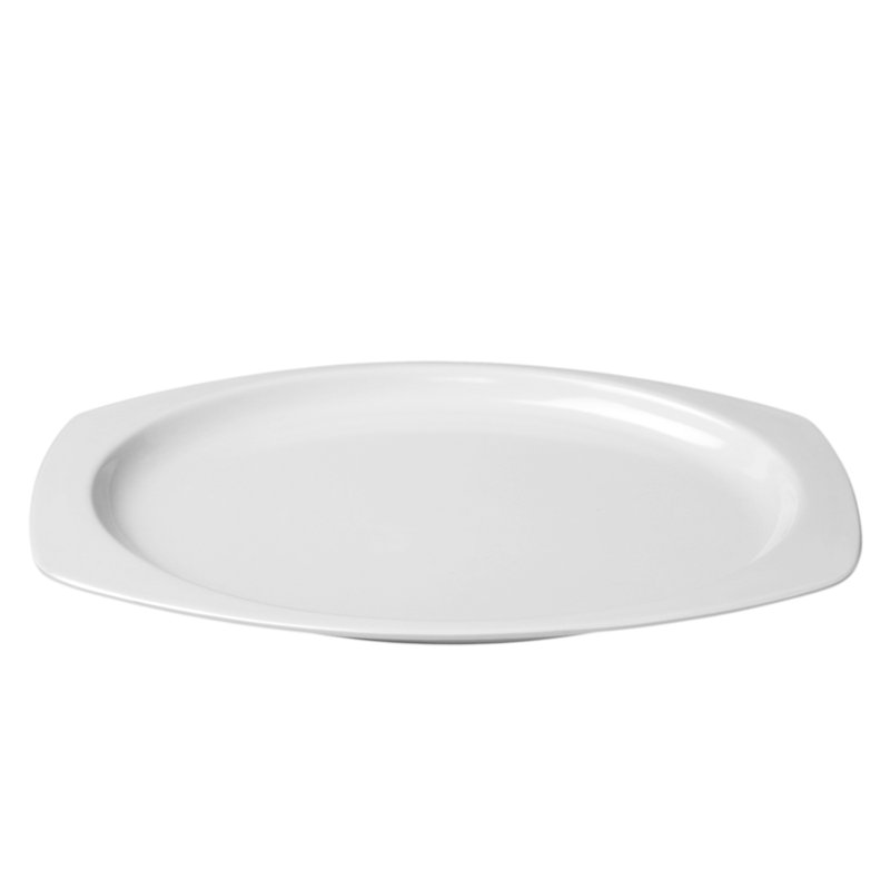 Plateau en mélamine Nustone, H 0,67 po x l 9,49 po x P 6,73 po, Blanc