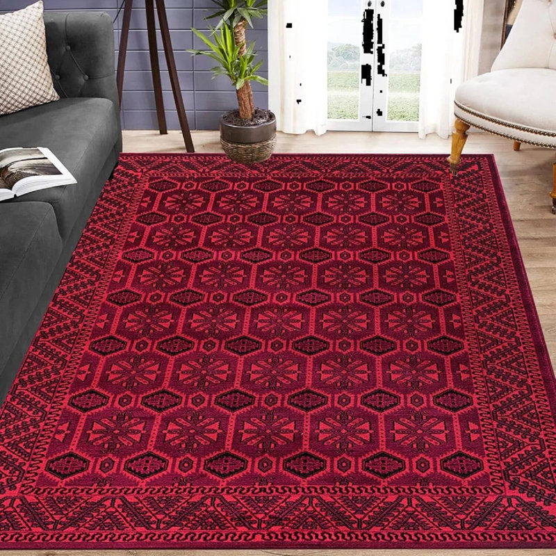 Luxury Floral Large Traditional Rugs Bedroom Living Room Hallway Door Mat, Rectangle 160 x 230 cm
