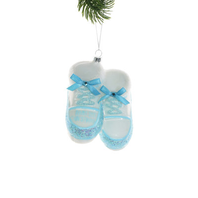 3'' Handmade Glass People Holiday Shaped Ornament