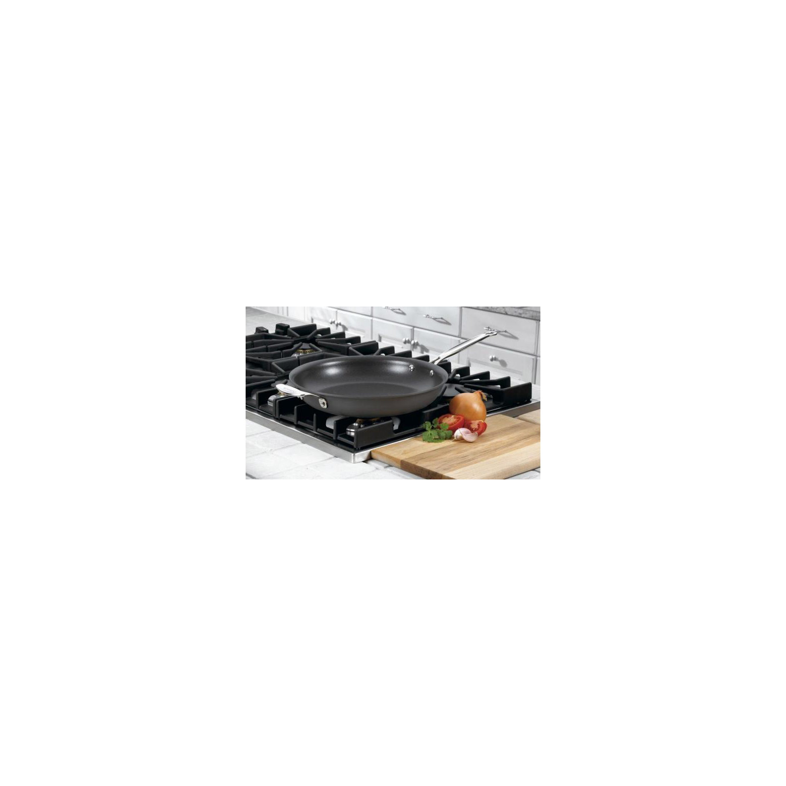 Non Stick Stainless Steel Skillet, 12" W