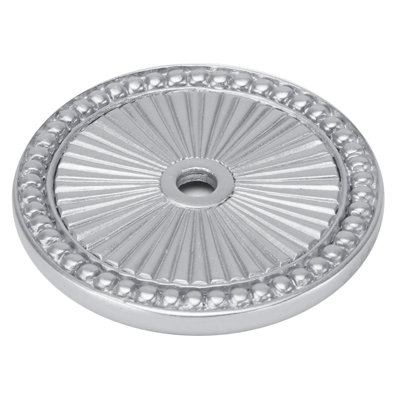 EDGAR BEREBI CHESAPEAKE BACK PLATE IN SATIN NICKEL PLATE