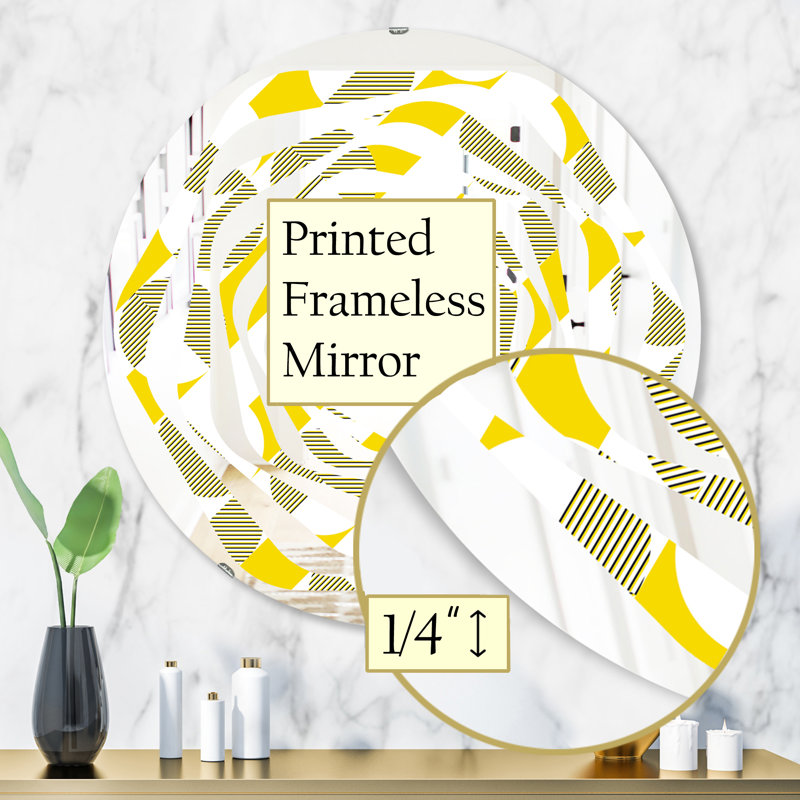 Miroir mural Whirl, H 31,5 po x l po
