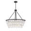 Lustre unique/unique à niveaux 7 lumières dhairya