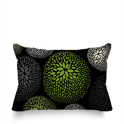 Coussin décoratif intérieur / extérieur en polyester filé floral Bavière