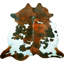 Tapis intérieur très grand brésilien vache brésilien/rouille bringé Bescott-997824134