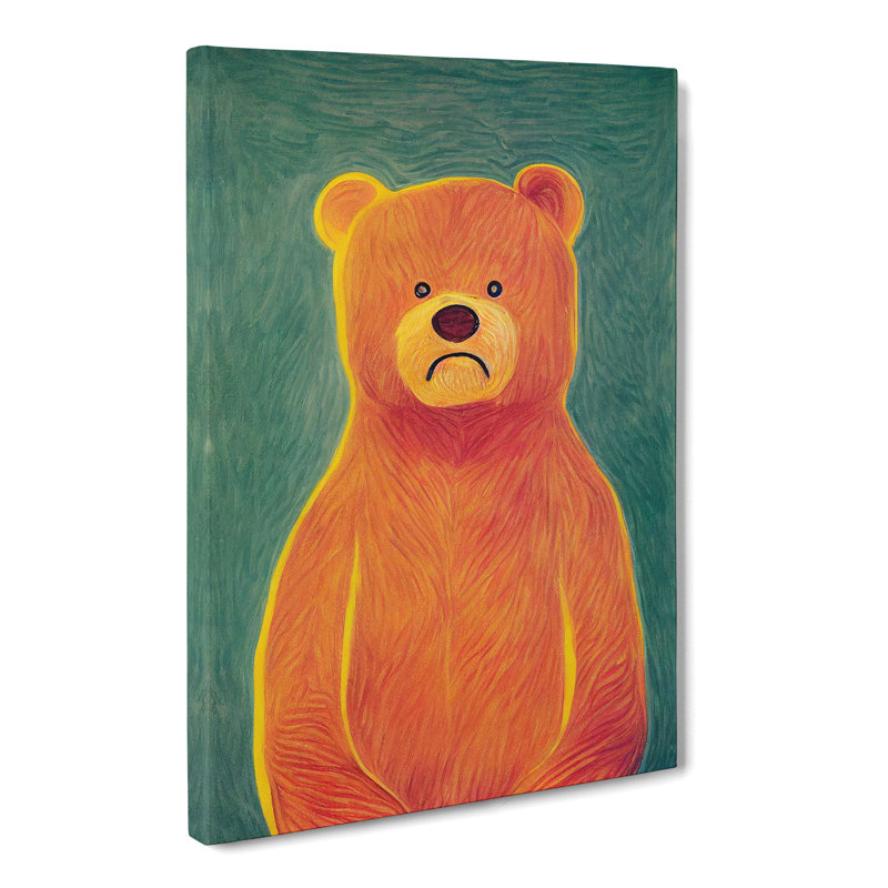 Teddy Bear - Wrapped Canvas, 50cm H x 35cm W x 3cm D