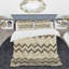 Ensemble de housse de couette Beige Chevron Dreams II - Modern-109156980