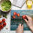 Ambesonne Colorful Cutting Board Large Size Boho Sunset Multicolor