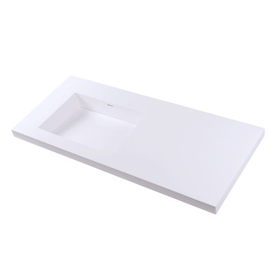 Kubista 48'' L Bathroom Sink