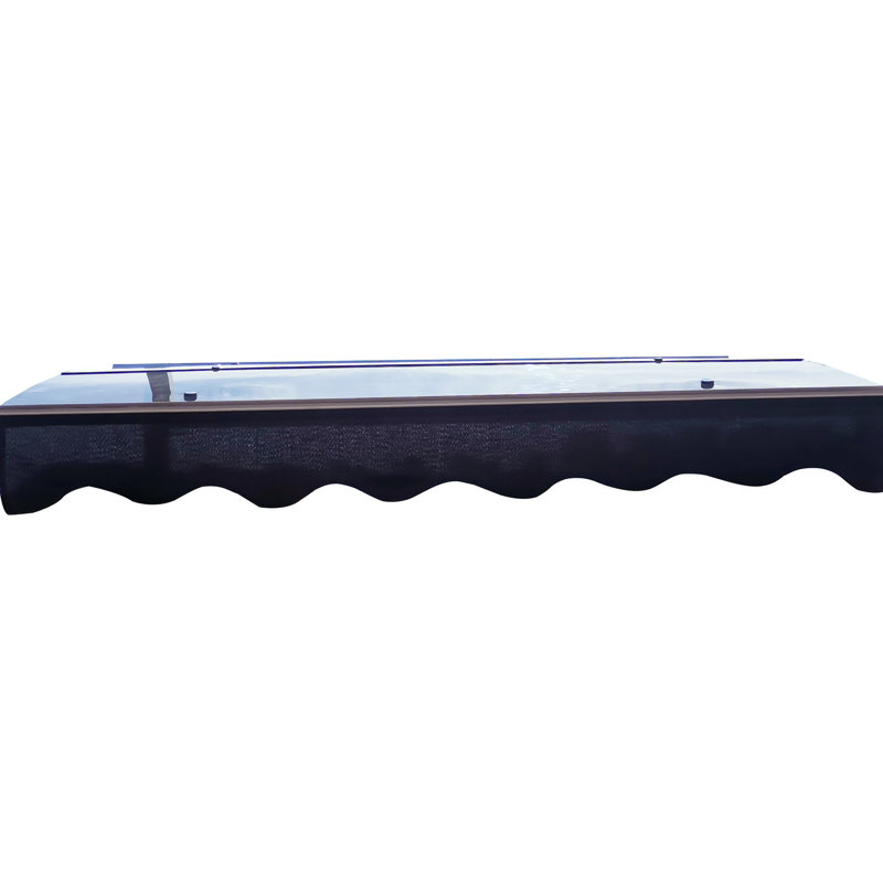 Auvent 59 po - 34 po - Polycarbonate à chaleur profonde pour fenêtre de porte de maison en bois 59 po x 34 po
