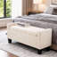 Jade Upholstered Ottoman Storage Bench-113911390