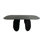 Maxine - Hammered Grey Glass Rectangular Dining Table