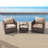3 Piece Patio Conversation Set with Cushion-2018873041-2018873043