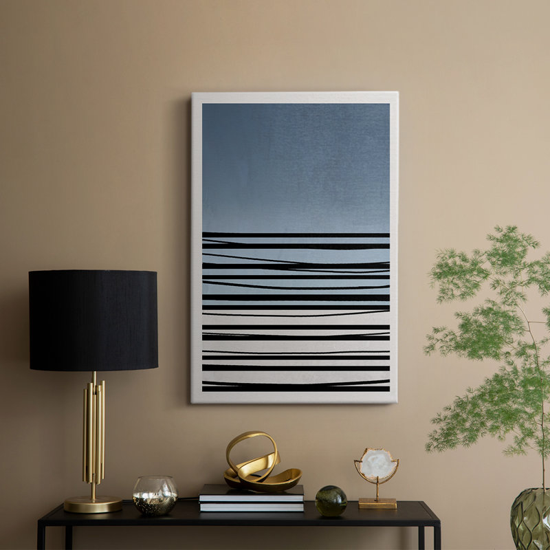 Abstracto Azul II - galerie Cavas sur mesure, H 18 po x l 12 po