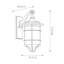 Millcreek Black Outdoor Wall Lantern-37015780