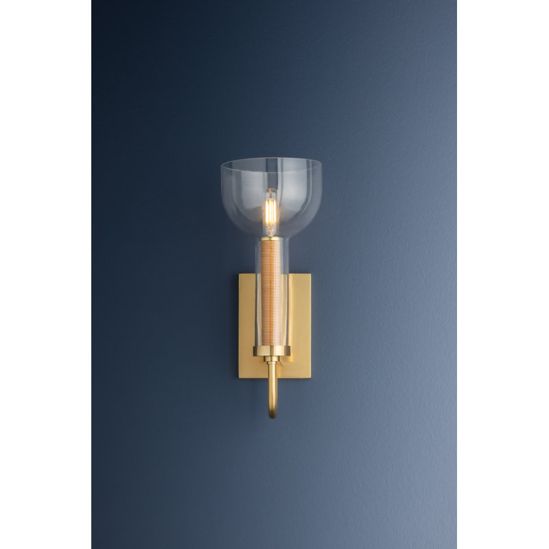 Narrowsburg Wall Sconce in Aged Brass