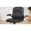 Fauteuil de direction en similicuir avec accoudoirs rembourrés