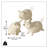 3 Piece Little Pigs Figurine