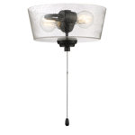 Universal Bowl Light Kit 10.64'' 2 - Light Bowl Ceiling Fan Light Kit
